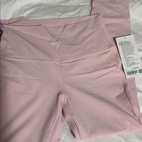 lululemon align ribbed HR 25” size 8 NWT - Picture 3 of 4